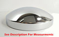 Chrome Metal Hub Cap Rear Wheel Cover Replacement for Kenworth Peterbilt (2000–)