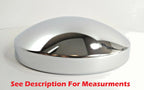 Chrome Metal Hub Cap Rear Wheel Cover Replacement for Kenworth Peterbilt (2000–)