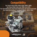 Carburetor Carter YFA 1 Barrel Electric Choke for Ford F150 F100 (1980–1996)