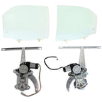 Set of 2 Rear Door Glasses for Honda Accord Sedan