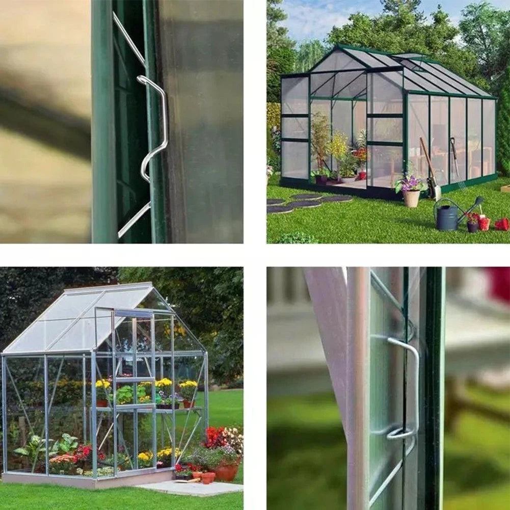 50pcs Greenhouse Glass Clips for Fitting Glass Pane Accessories