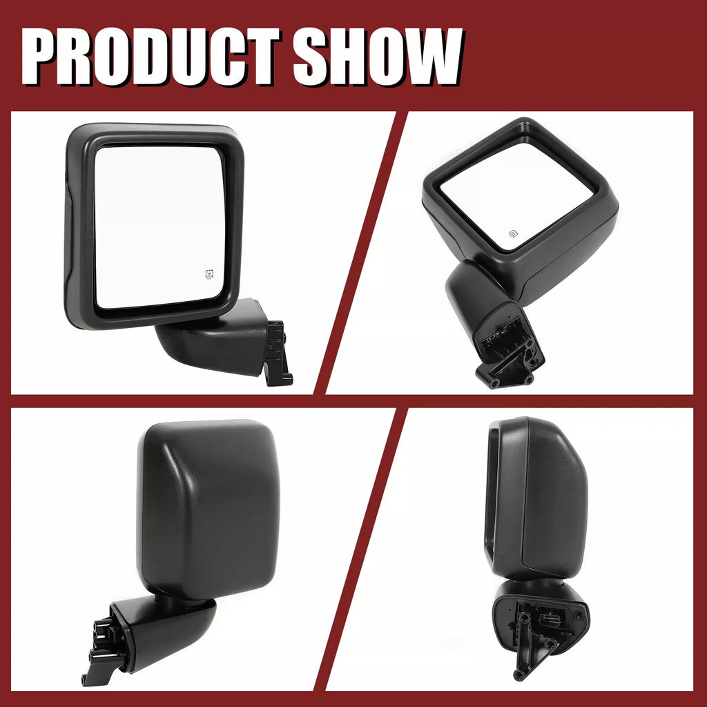 Power Heated Rear Mirror for Jeep Wrangler Gladiator (2018-2024)
