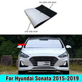 Front Windshield Interior Privacy Thick Sunshade for Hyundai Sonata (2015–2019)