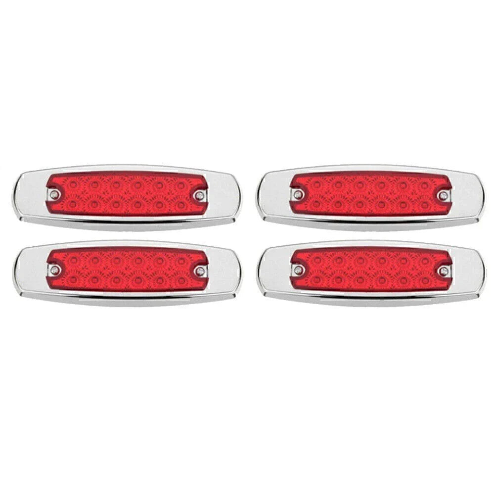 1 Red LED Sealed Side Marker Clearance Lights for Truck Trailer (12V)