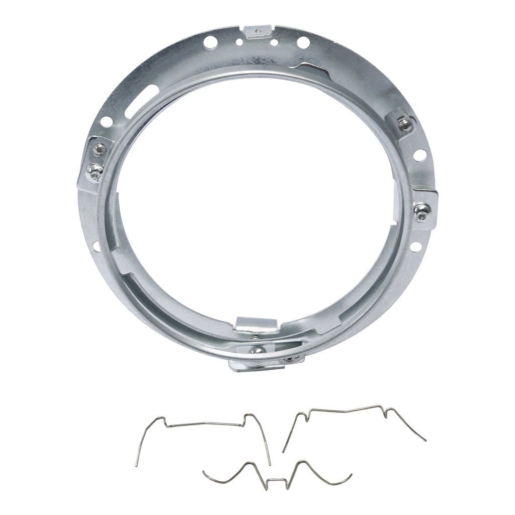 7" Headlamp HID LED Headlight Mounting Ring Bracket for Harley Road Glide (1994–2013)