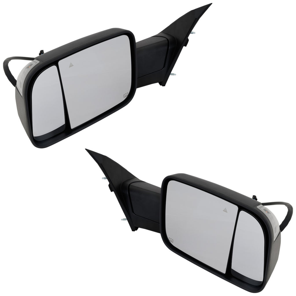 Towing Mirrors Set of 2 Heated for 1500