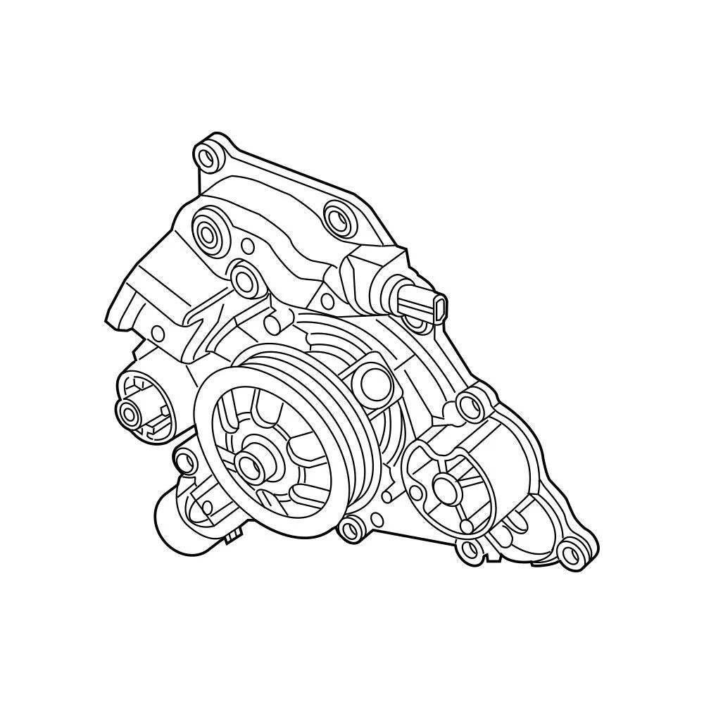 OEM Engine Water Pump for Chrysler 300 (2005–2010) 53022095AJ