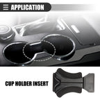 Front Center Cup Holder Insert for Lexus GX470 (2003–2009) 55633-60050 Black