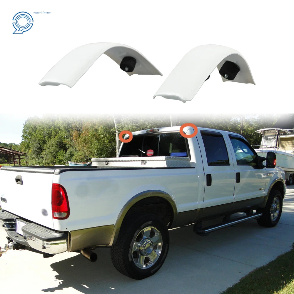 Set of 2 Roof Side Moldings for Ford Super Duty (1999–2007) Oxford White