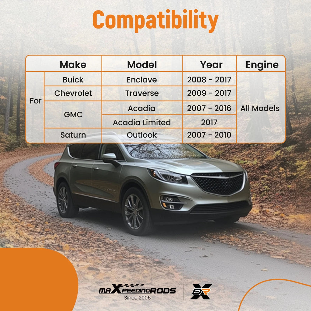 Suspension Control Arms Kit for GMC Acadia Traverse Enclave (2007–2017)