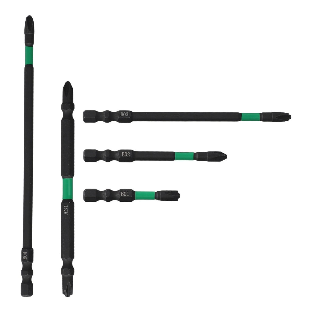 6PCS Alloy Steel Magnetic Cross Screwdrivers for Electrical Tasks