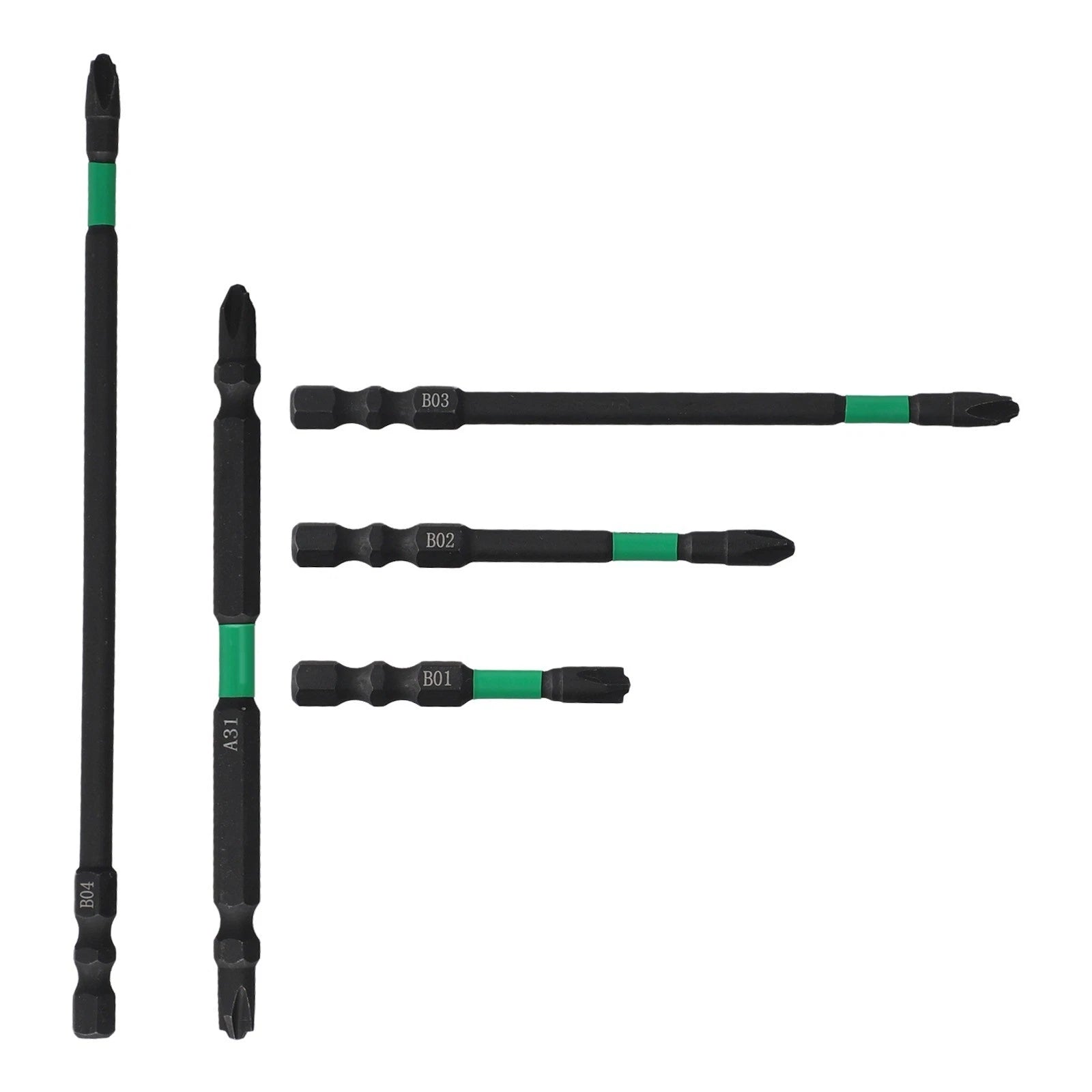 6PCS Alloy Steel Magnetic Cross Screwdrivers for Electrical Tasks