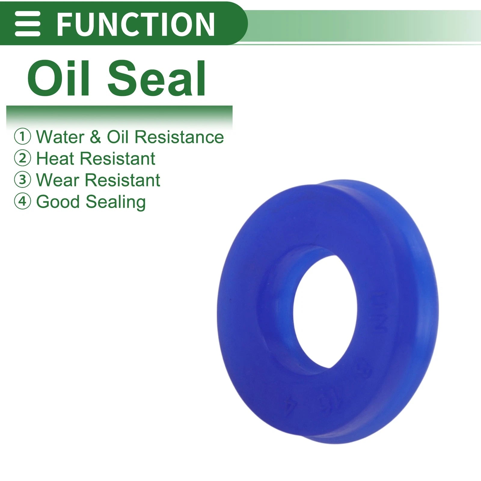 Set of 10 Oil Seal Ring 8x16x4mm for Rotary Shaft (High Pressure)