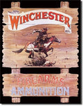 Vintage Replica Tin Metal Sign for Winchester Rifle Pistol (939)