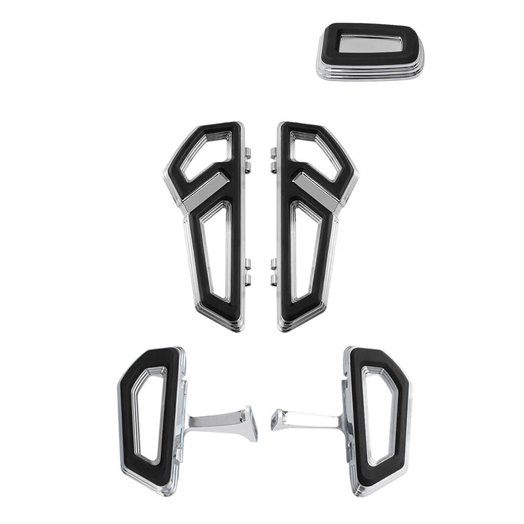 Floorboard & Brake Pedal Pad Set for Harley Road Glide (2000–Present)