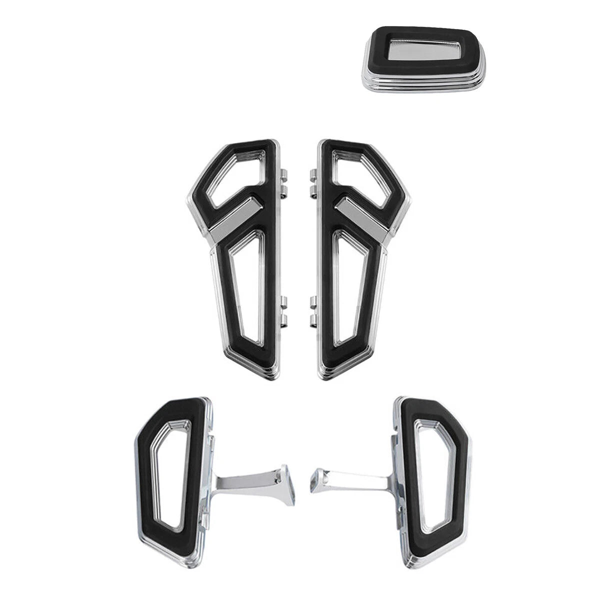 Floorboard & Brake Pedal Pad Set for Harley Road Glide (2000–Present)