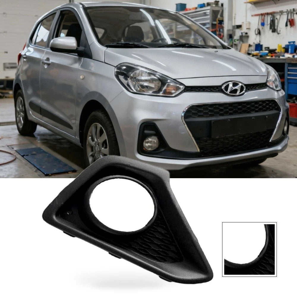 Front Bumper Fog Light Cover Grille for Hyundai i10 (2014–2019)