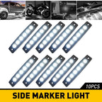 Side Smoked Marker Lights for Truck Trailer (12V)