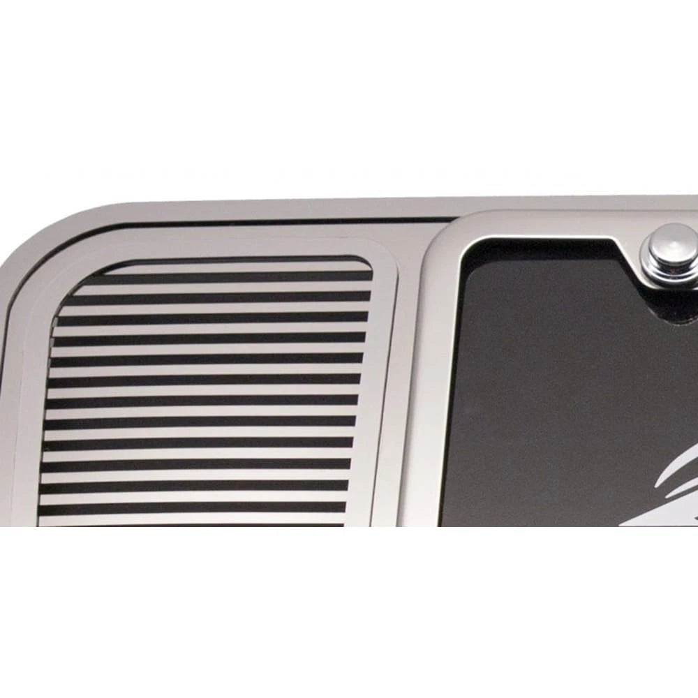 License Plate Back Plate Replacement Billet Style for Chevrolet Corvette (2005–2013)