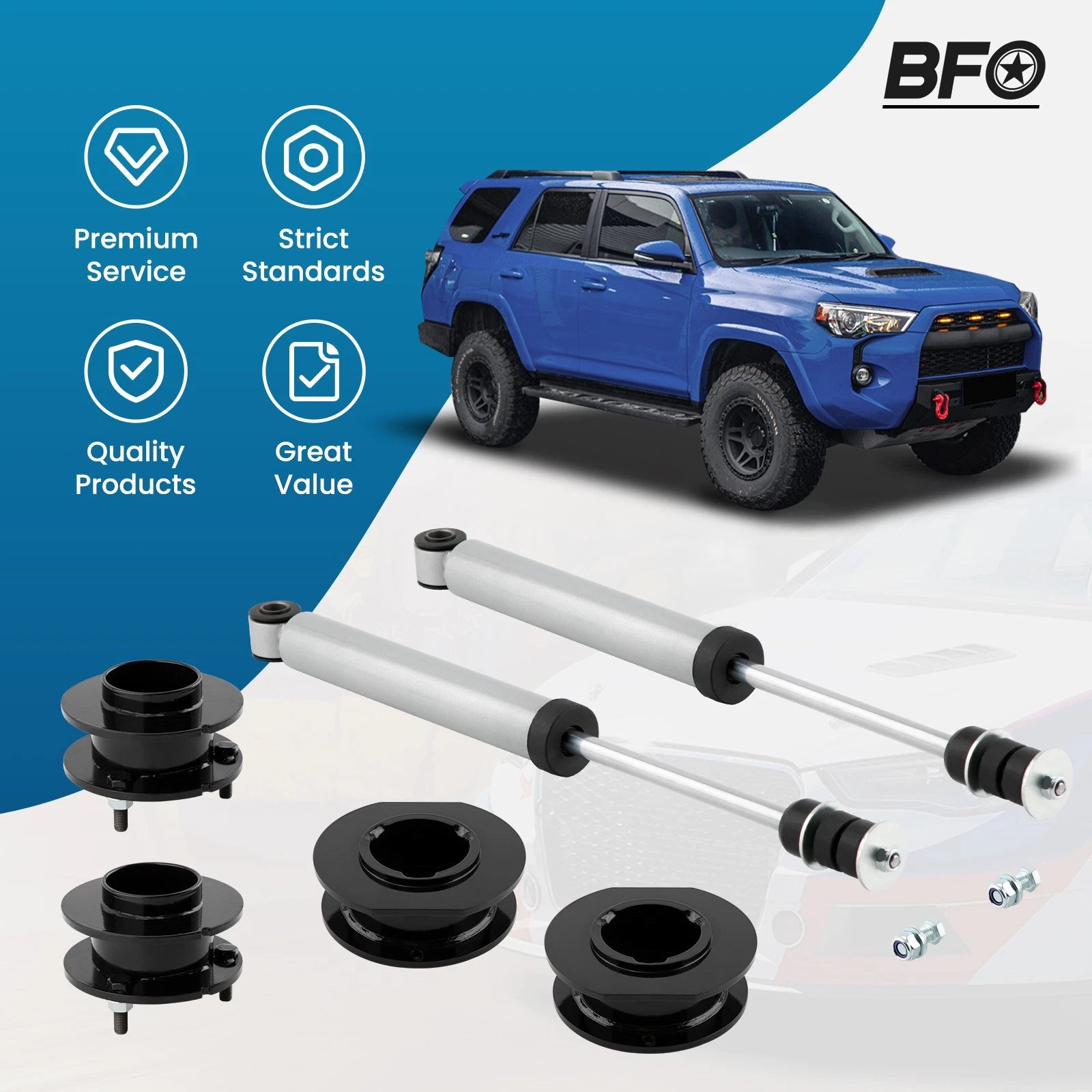 3in Suspension Lift Kit for Toyota 4-Runner (2010–2024) 2WD/4WD