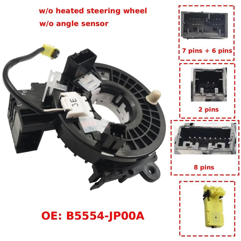 Spiral Cable Clock Spring B5554-JP00A for Nissan Altima (2007–2013)