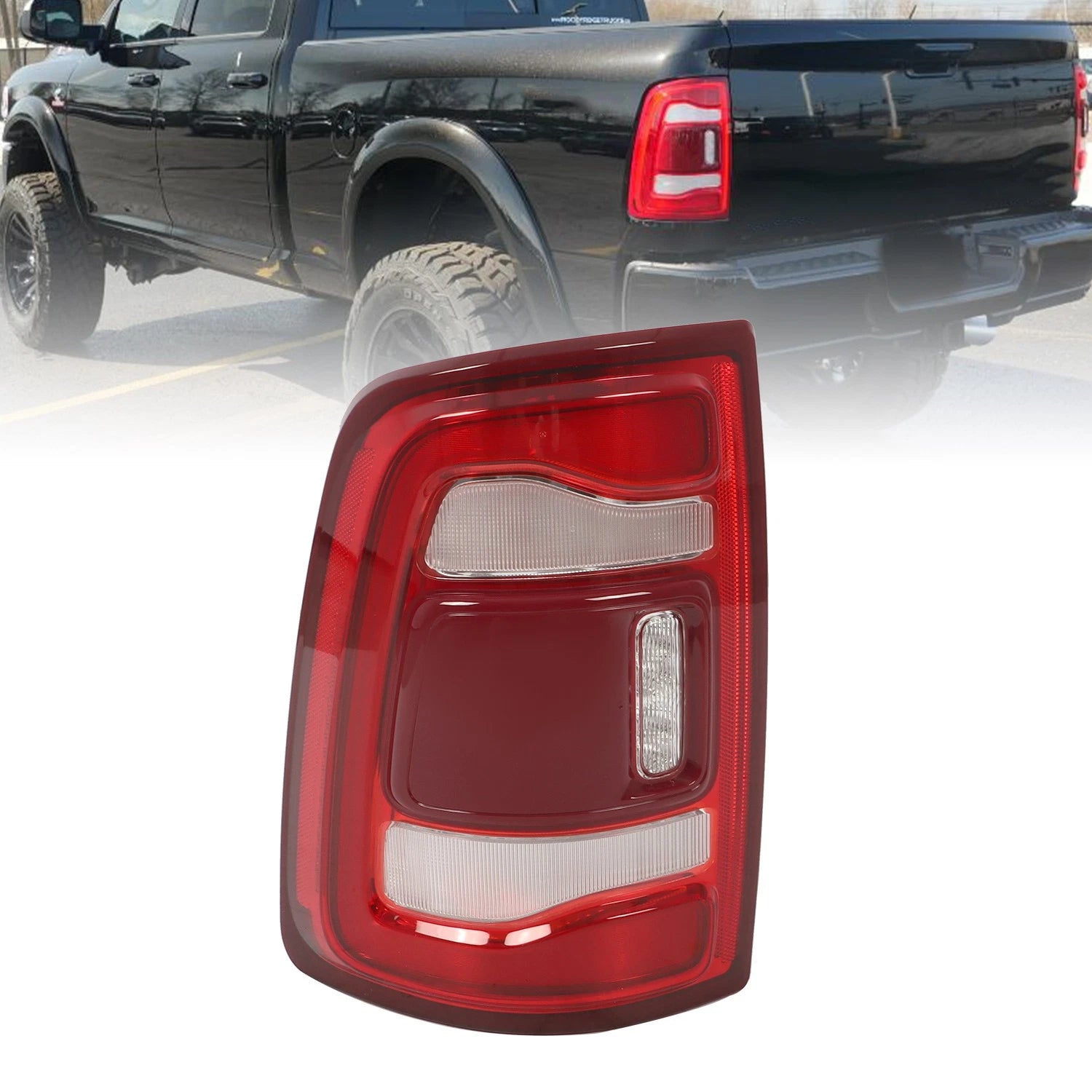 LED Tail Light for Dodge Ram 2500 3500 (2019–2024) W/Blind Spot LH Brake Lamp