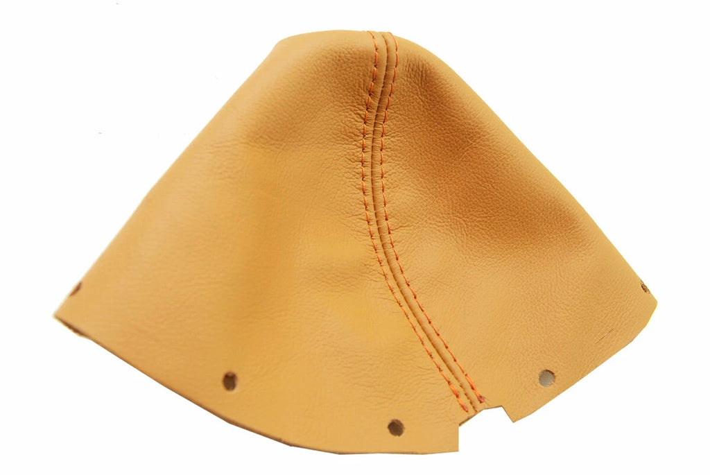 Leather Manual Shift Boot Cover for Nissan 350Z (2003–2008) Burnt Orange