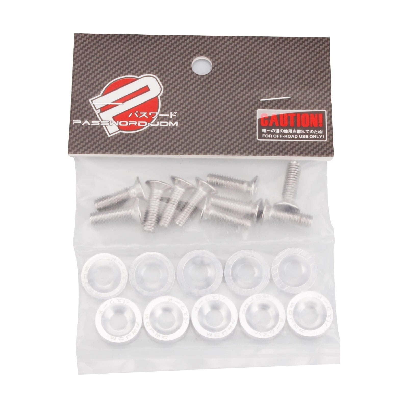 50Pcs Billet Aluminum Fender Washer/Bolt Dress Up Kit for JDM Vehicles