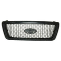 Replacement Black Ready to Paint Plastic Front Grille For 2004-2006 Ford Pickup