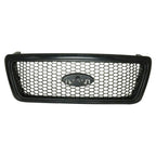 Replacement Black Ready to Paint Plastic Front Grille For 2004-2006 Ford Pickup