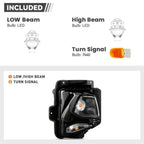 Full LED Projector Headlight for Chevy Blazer (2019–2022) w/ Bulb & LED Module