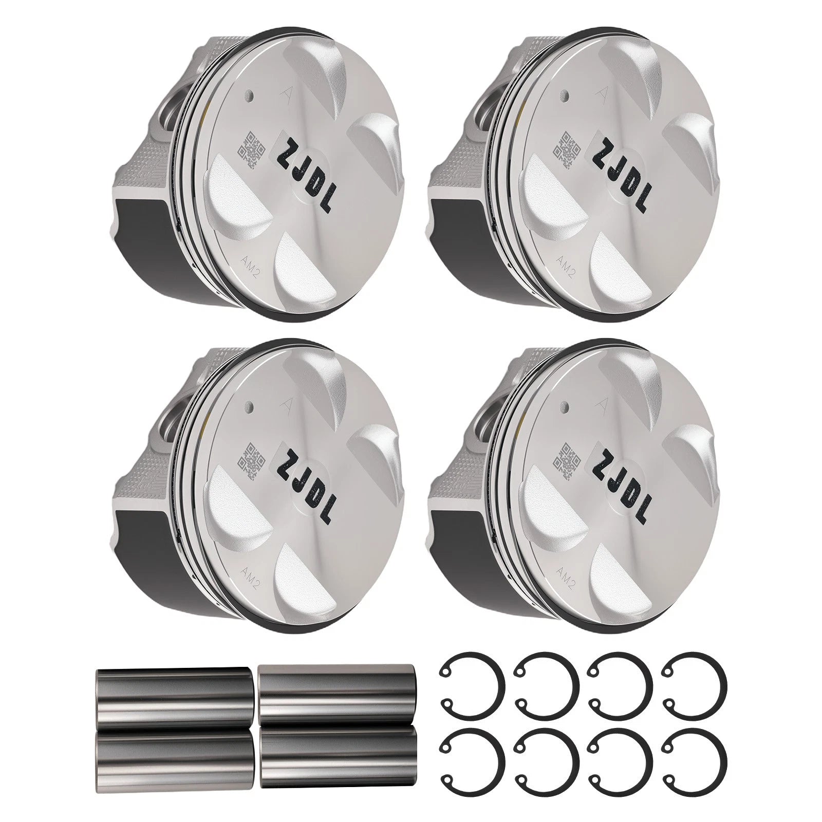 92mm Pistons w/ Rings for Subaru Impreza 2.0L DOHC Turbo EJ20 (2002–2005) 12006AC350