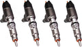 Set of 4 Common Rail Injectors 0445120399 449-3315 for CAT C4.4 (320D2)