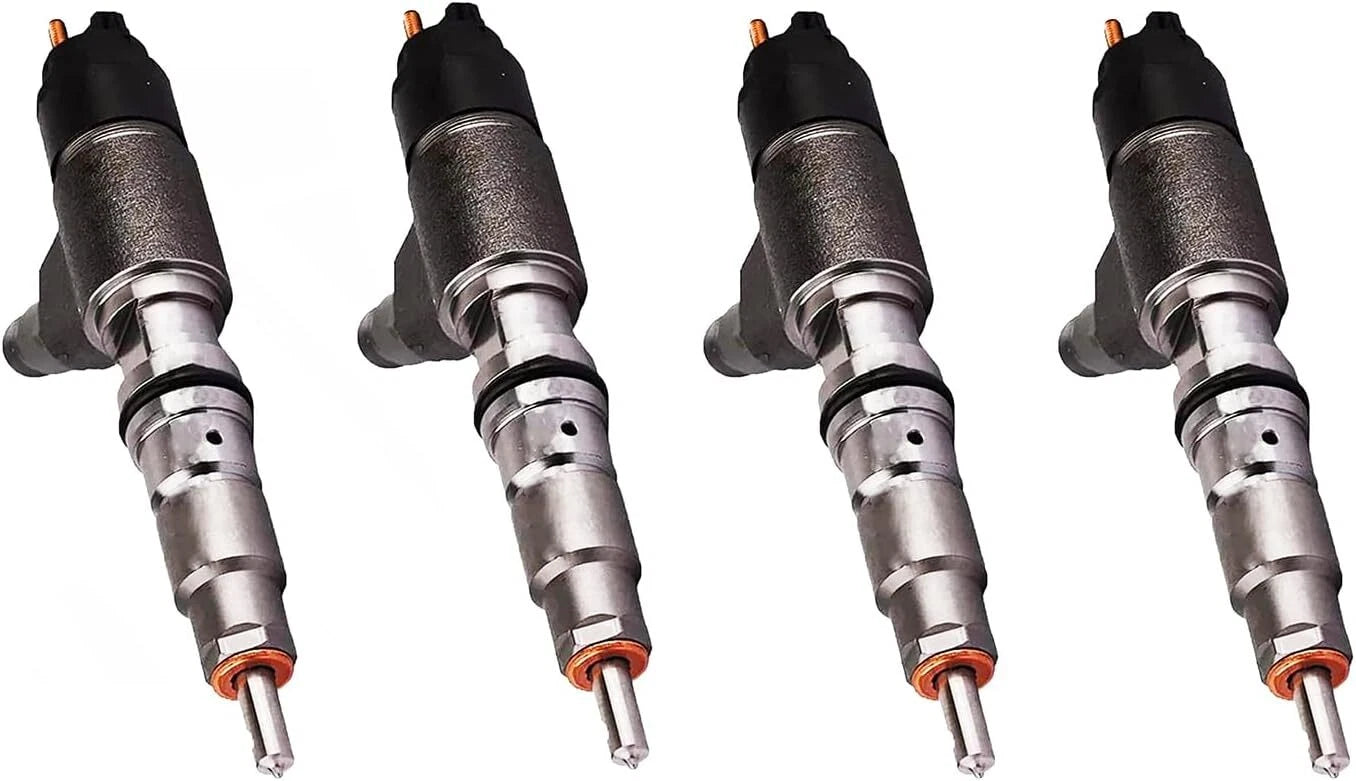 Set of 4 Common Rail Injectors 0445120399 449-3315 for CAT C4.4 (320D2)