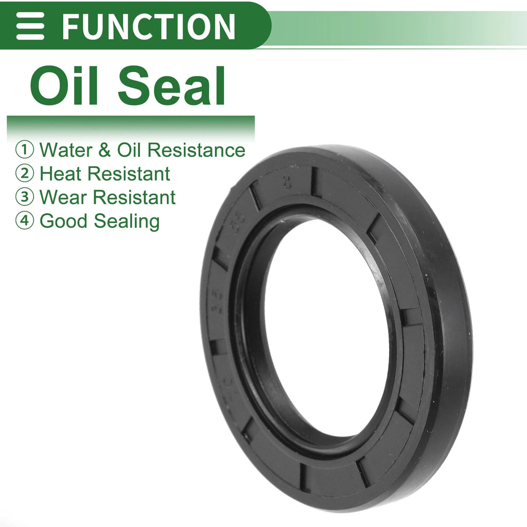Set of 5 Oil Seal Rotary Shaft Seal NBR Rubber 35x56x8mm