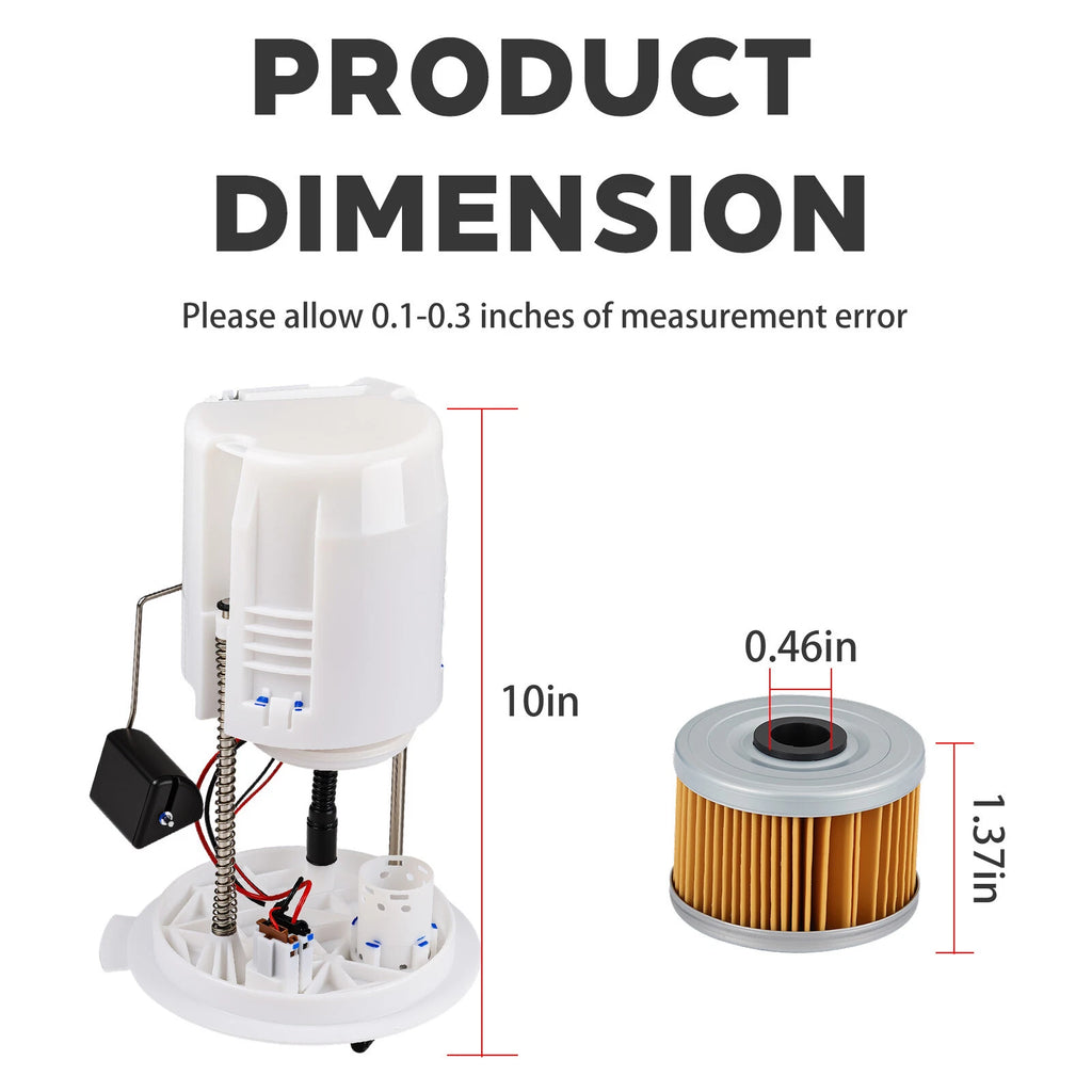 Fuel Pump & Oil Filter for Honda Rancher 420 4x4 TRX420FA1/FA2/FA5/FA6 (2014–2024)