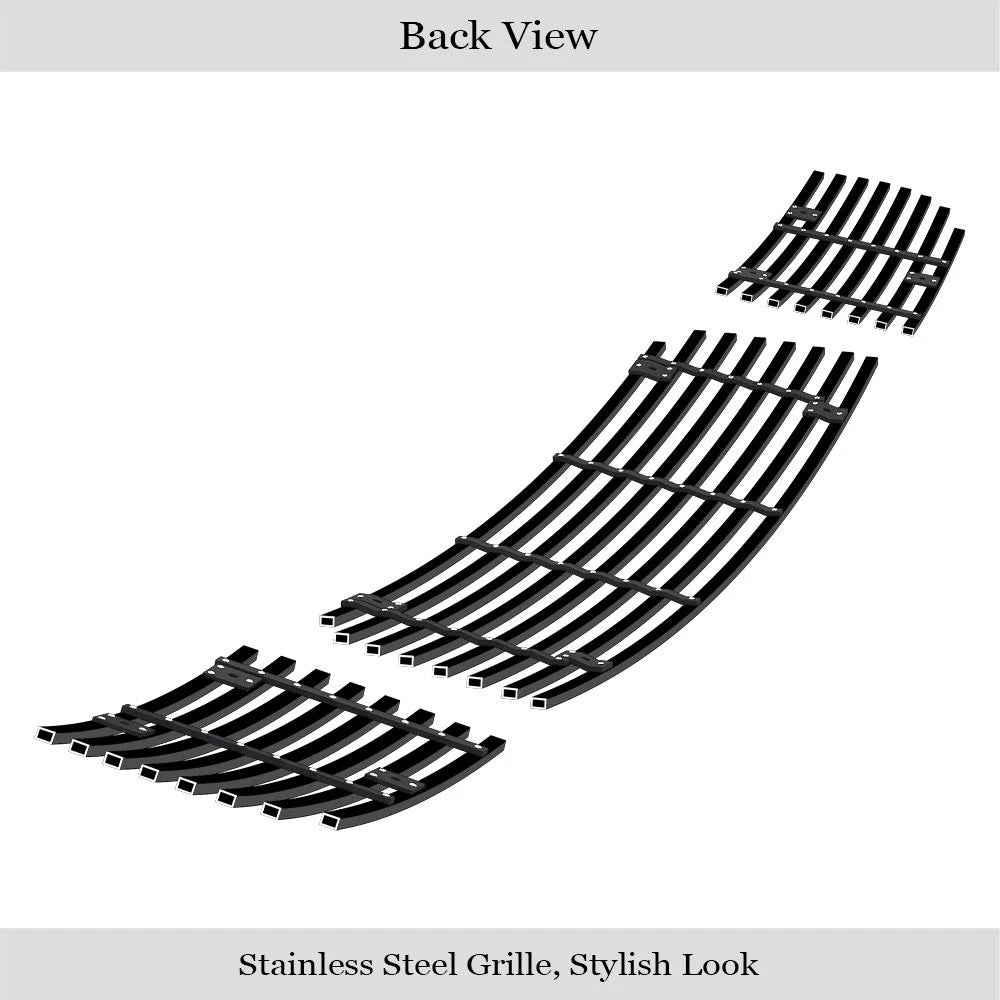 Stainless Black Billet Grille Insert for Volkswagen Rabbit (2007-2009)
