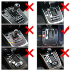 Carbon Fiber Center Console Gear Shift Panel Cover for Audi A4 S4 A5 (2008-2020)