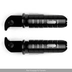 MT10 Black CNC Rear Pegs for Yamaha MT07, FZ10, FZ07, MT09, FZ09 (2014–2023)