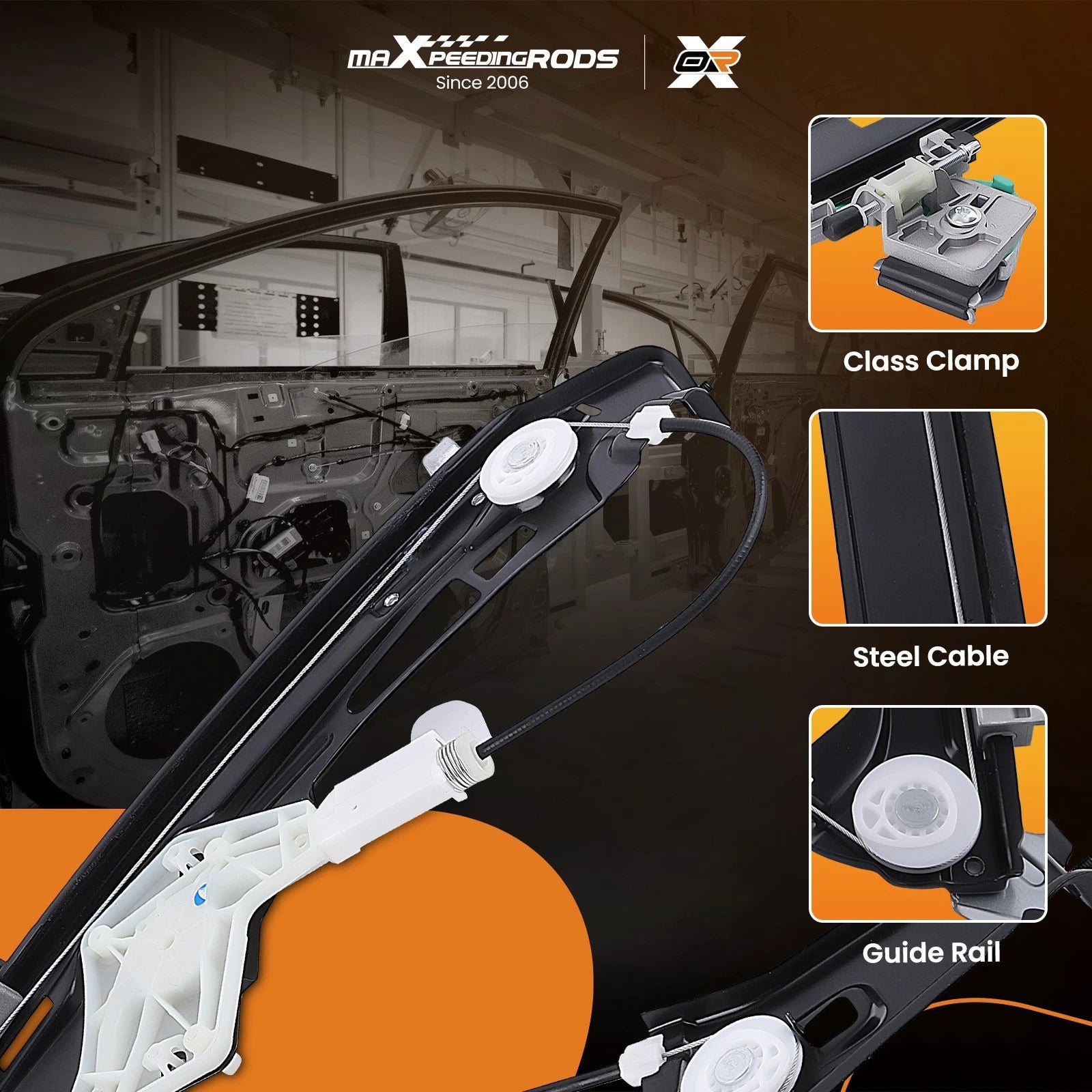 Window Regulator for Mercedes-Benz C209 CLS500 (2005–2010)