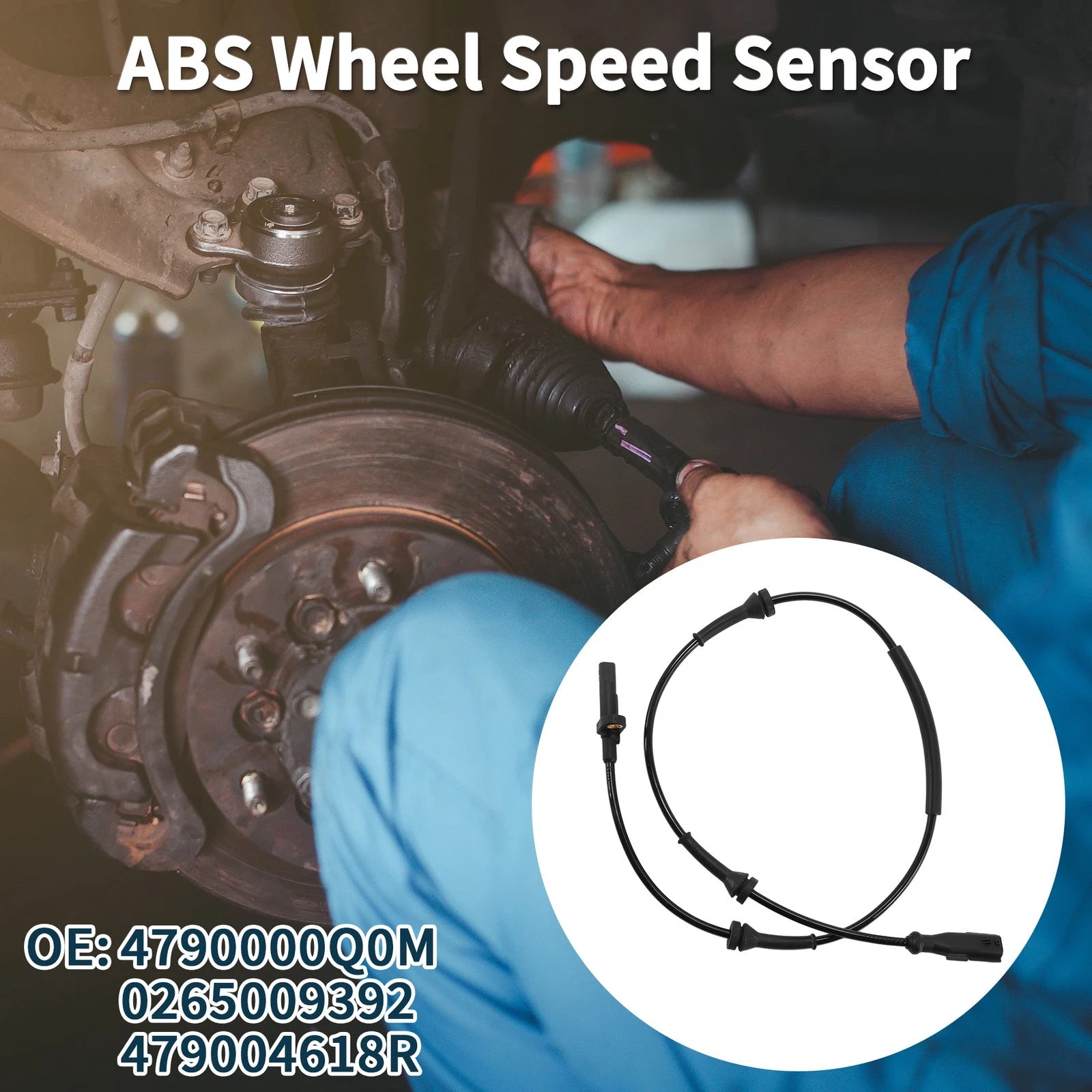 ABS Wheel Speed Sensor for Nissan NV300 (2016–2023) No. 4790000Q0M/0265009392