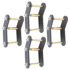Set of 4 Shackles for Jeep Wrangler YJ (1987–1995) 1.5" Lift Kit