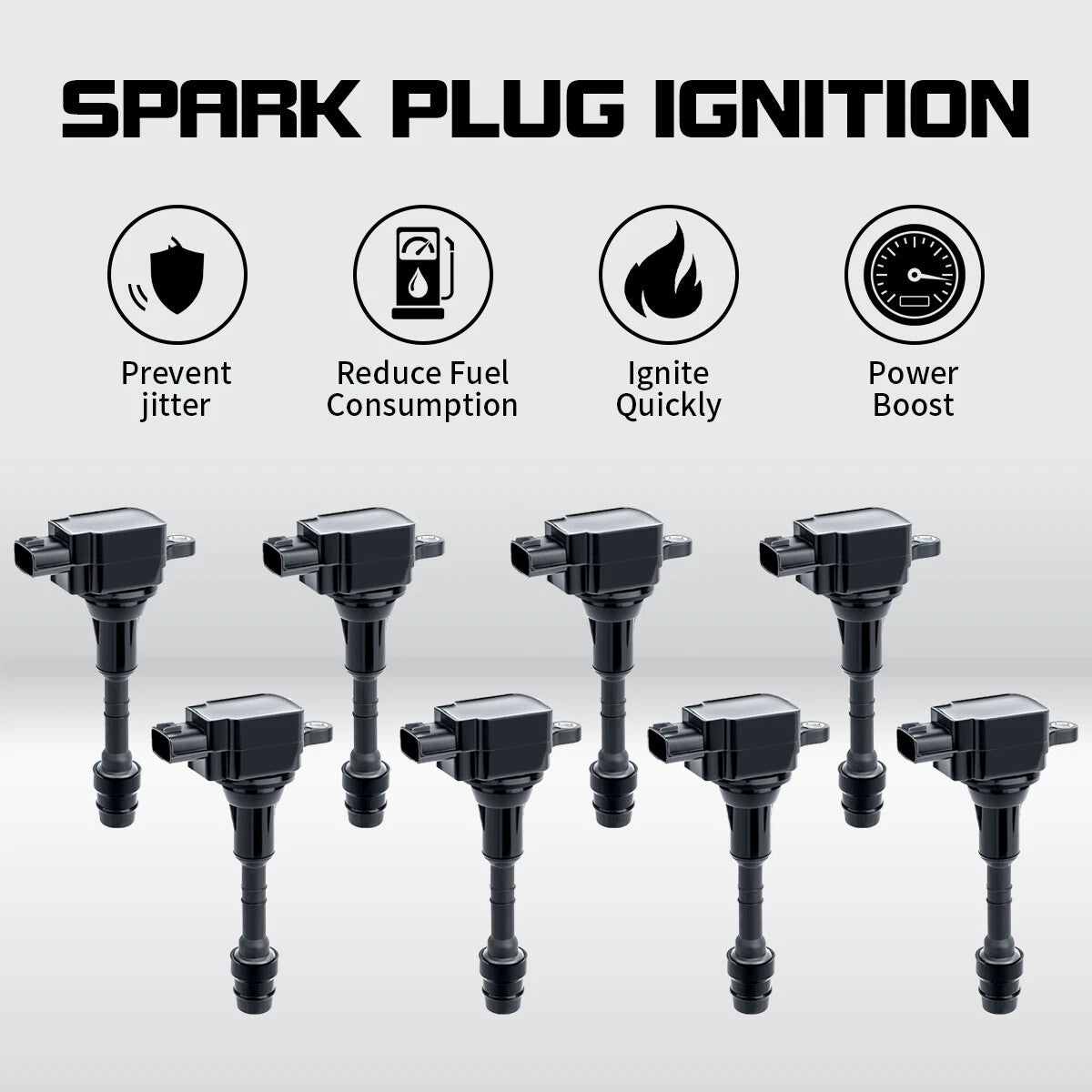 8X Ignition Coil for Nissan Armada Titan Infiniti QX56 (2004–2007) UF510