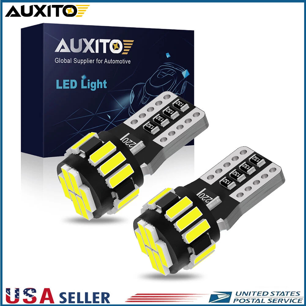 AUXITO T10 LED License Plate Light Bulb 168 194 2825 for
