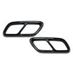 Rear Exhaust Muffler Tail Pipe Covers for Mercedes Benz C-Class (2022-2023)