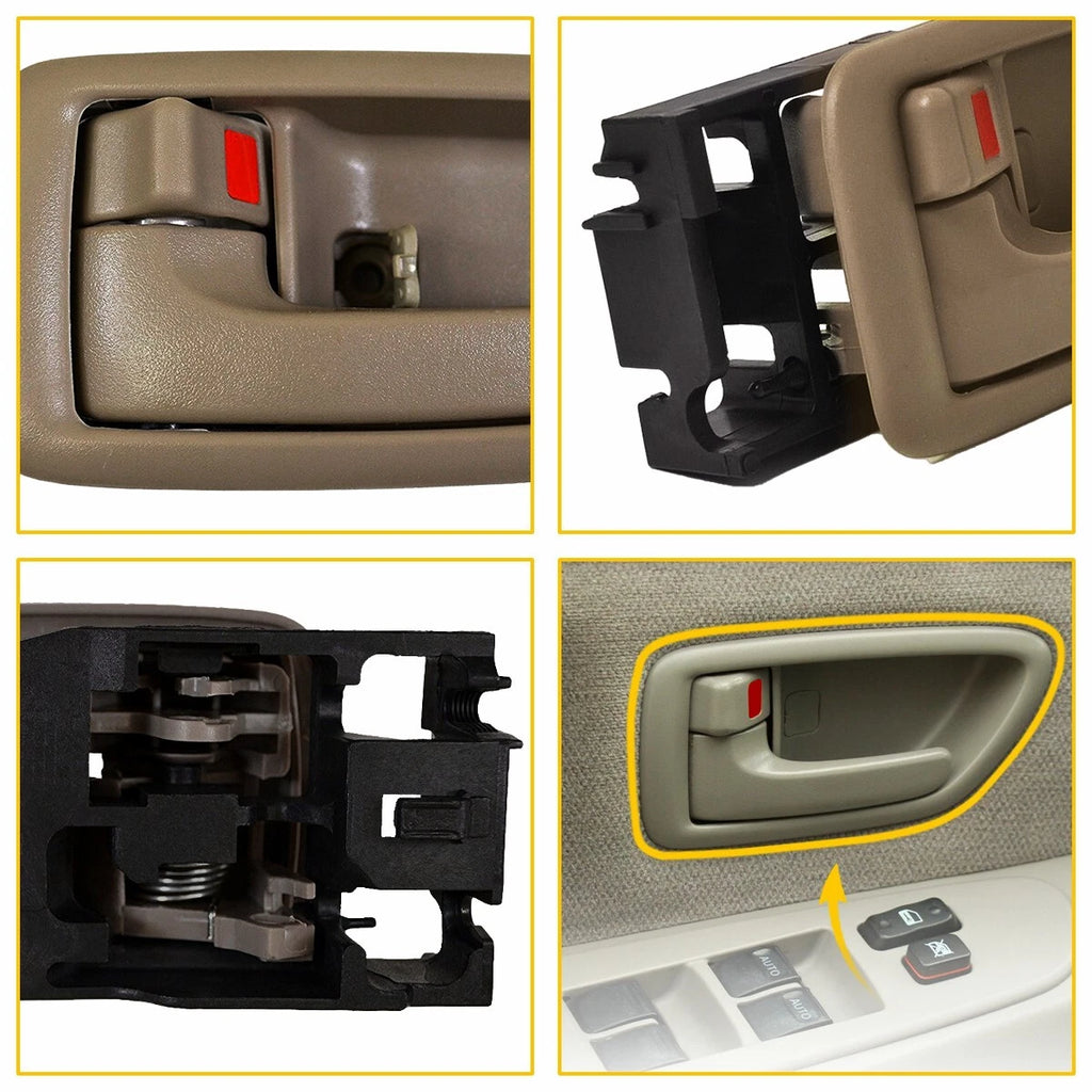 Set of 2 Front Upper Bumper Cover Molding Trims for Honda Pilot (2019–2021)