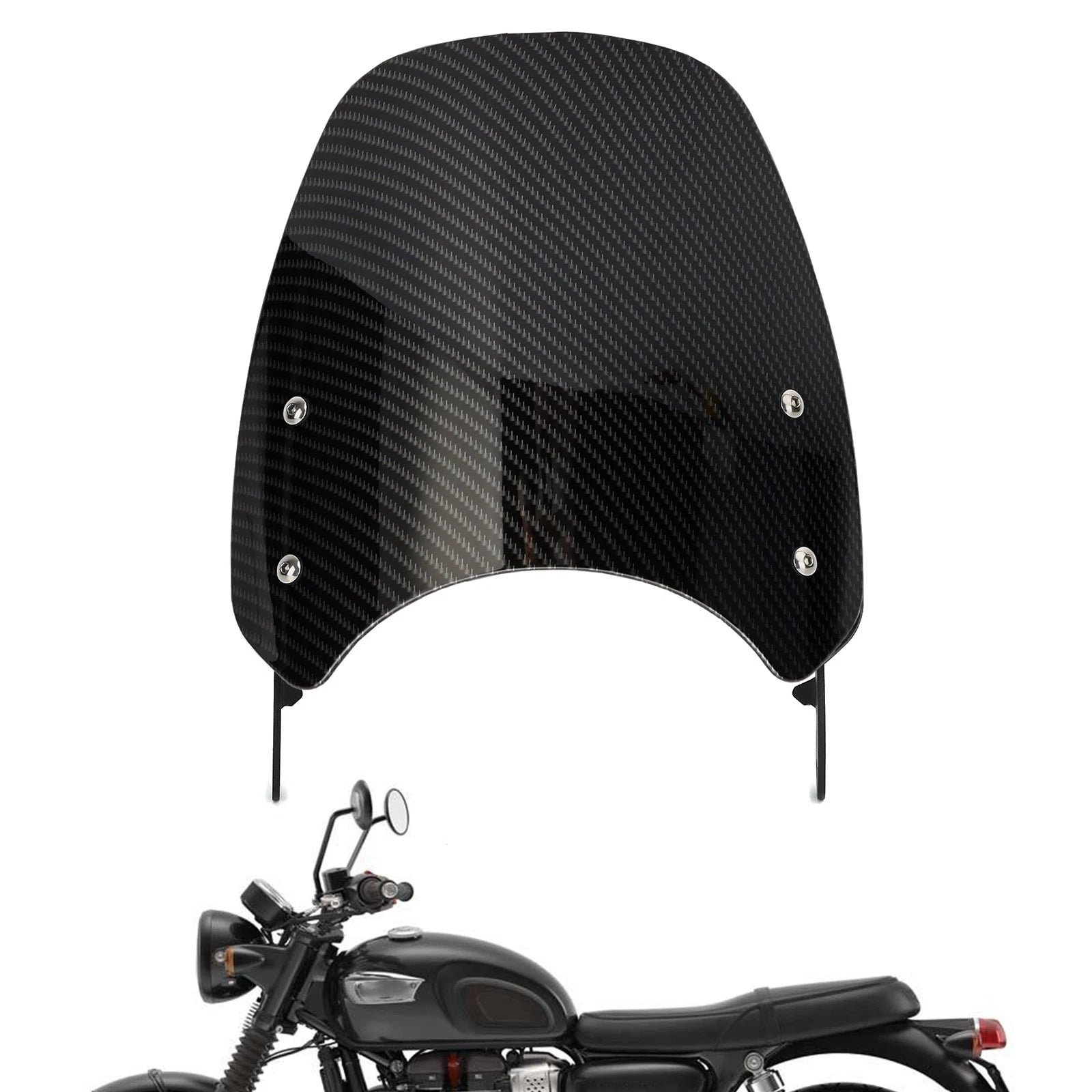 ABS Plastic Windshield for Bonneville T100 T120 (2016–2023)