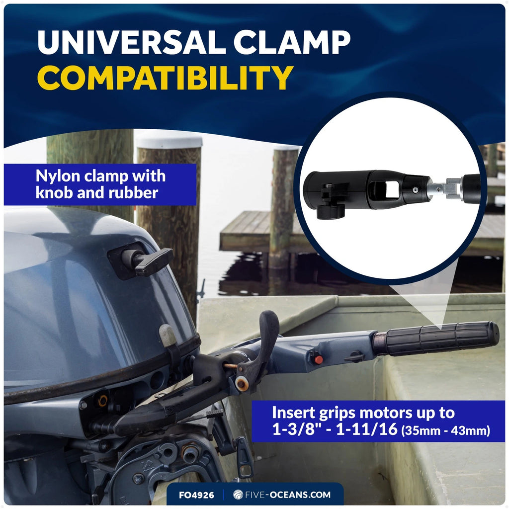 Universal U-Joint Telescopic Tiller Extension Handle (36" – 53")