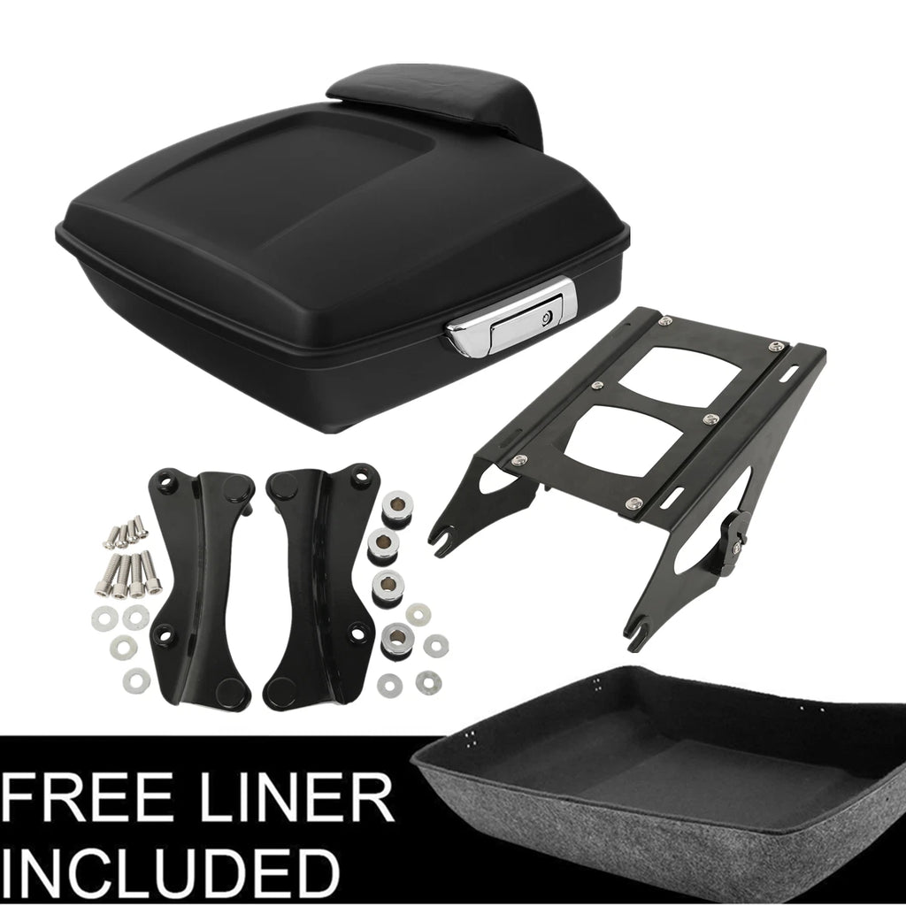 Matt Trunk Backrest Mount Rack for Harley Touring Road Glide (2014–2023)