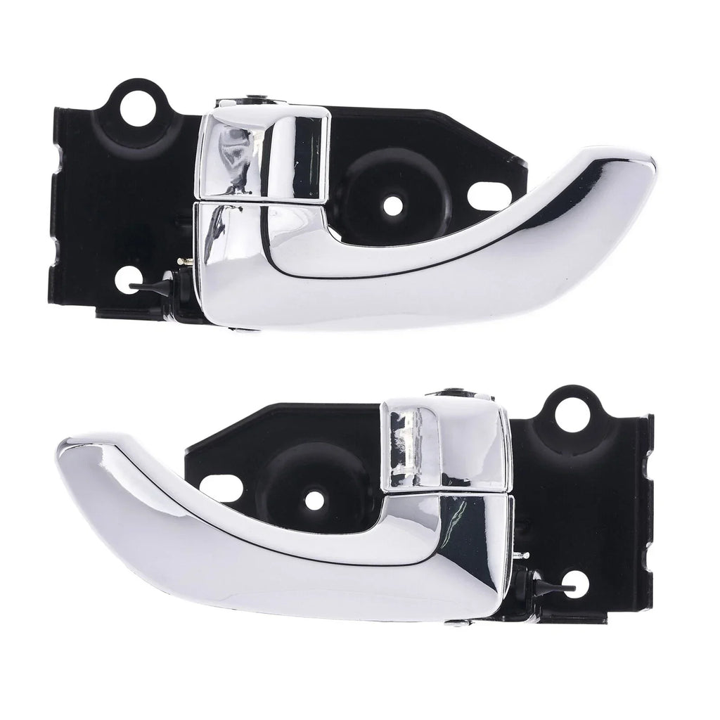 Door Handle Inner 2 x Chrome FRONT LEFT+RIGHT for Hyundai Santa Fe (2000–2005)